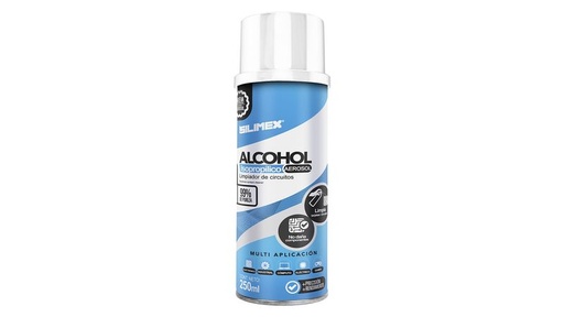 ALCOHOL ISOPROPILICO AEROSOL LIMPIADOR DE CIRCUITOS 250 ML